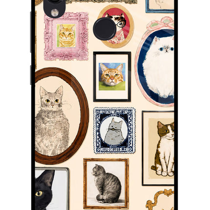 Mirror Cats Redmi Note 7 Pro Glass Case Back Cover by Casekaro