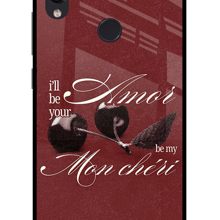 Velvet Cherry Redmi Note 7 Pro Glass Case Back Cover by Casekaro