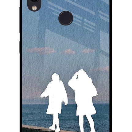 Coastal Dream Redmi Note 7 Pro Glass Case Back Cover by Casekaro