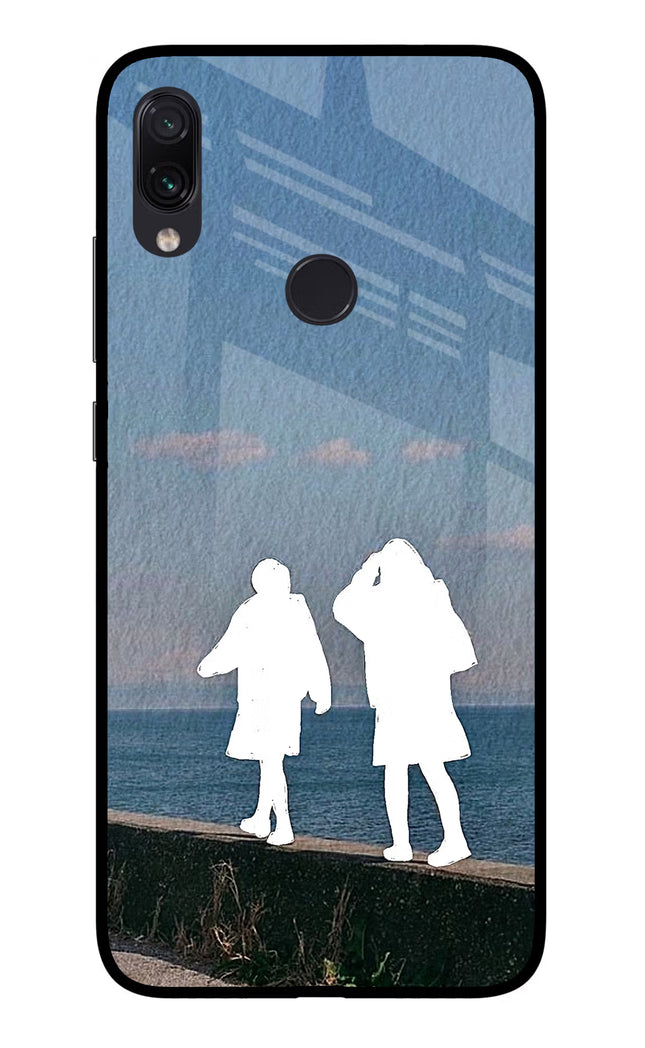 Coastal Dream Redmi Note 7 Pro Glass Case Back Cover by Casekaro