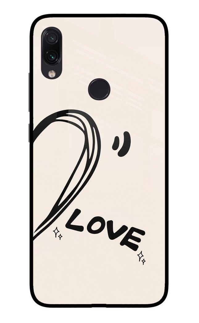 Soul Line Redmi Note 7 Pro Glass Case Back Cover by Casekaro