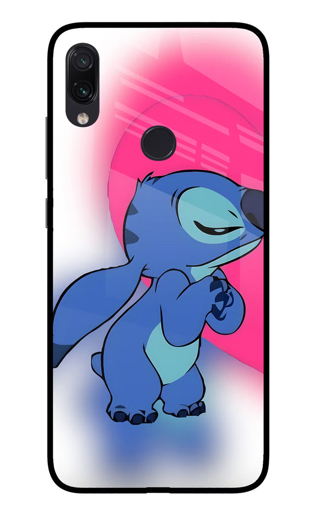 Stitch Hug Redmi Note 7 Pro Glass Case Back Cover by Casekaro