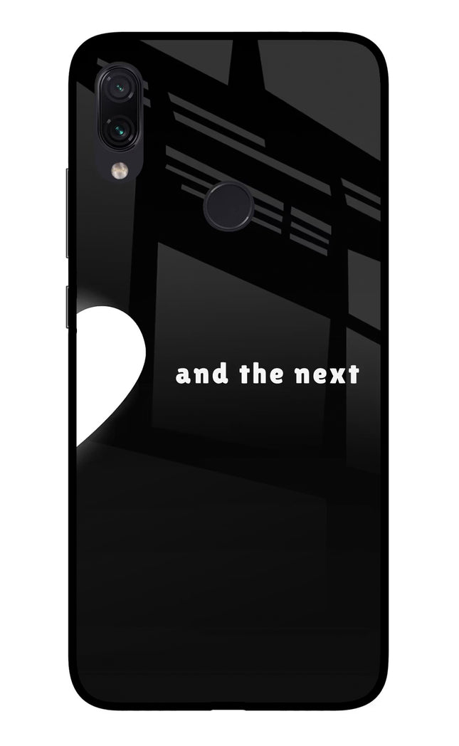 Next World Redmi Note 7 Pro Glass Case Back Cover by Casekaro