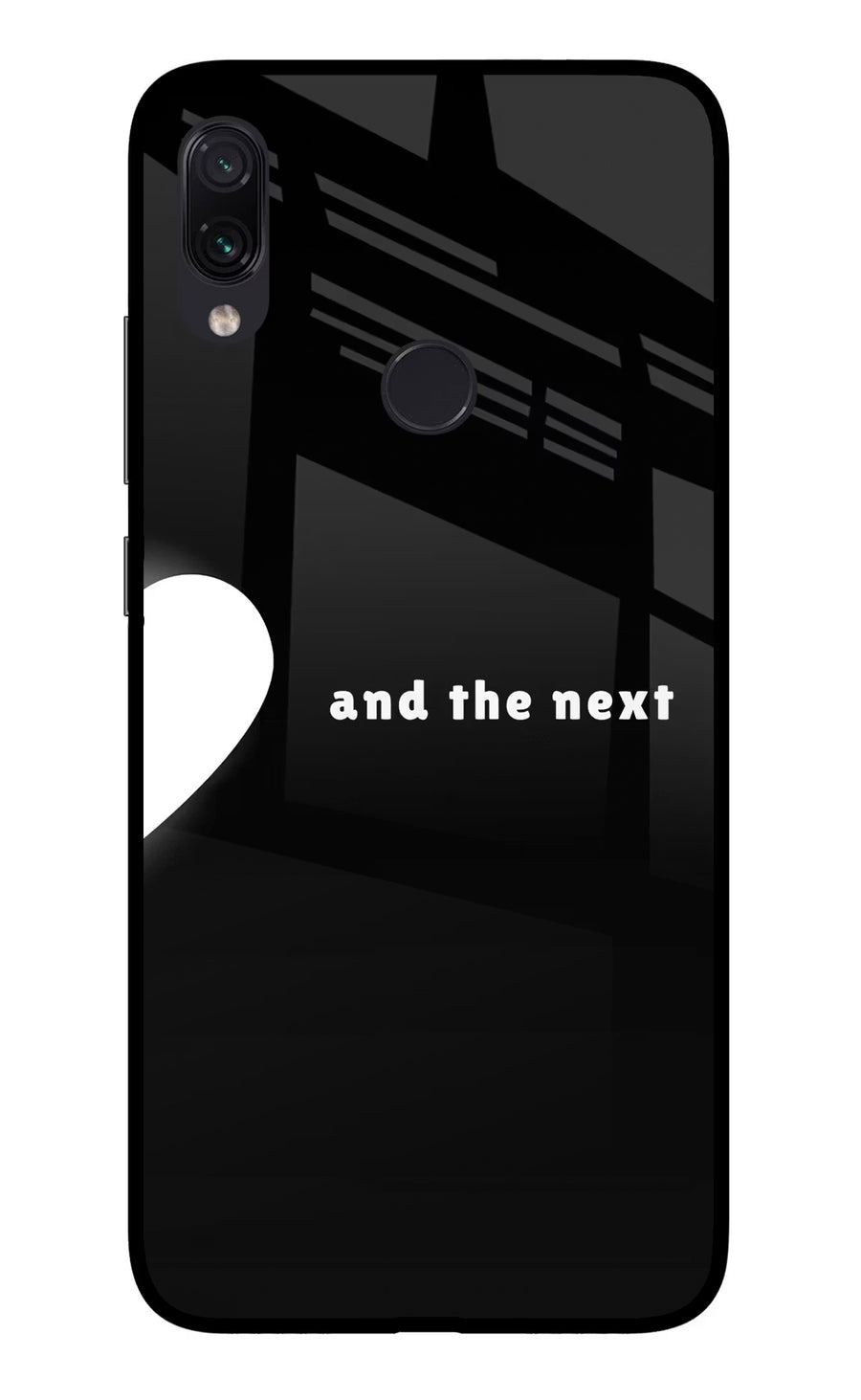 Next World Redmi Note 7 Pro Back Cover, Glass case