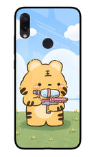 Tiger Treat Redmi Note 7 Pro Glass Case Back Cover by Casekaro