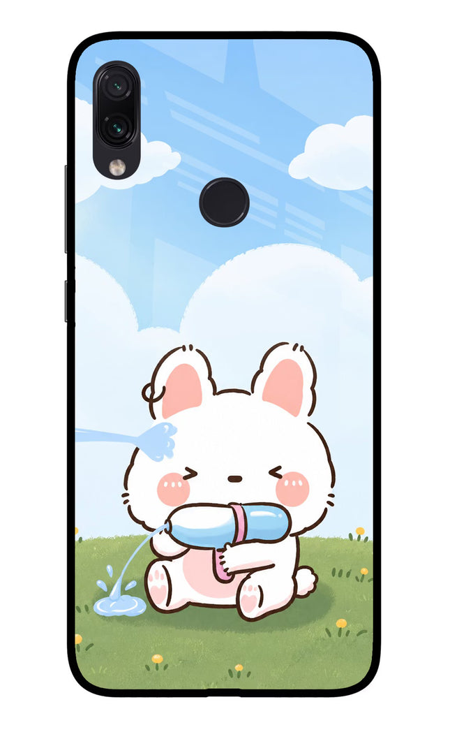 Bunny Treat Redmi Note 7 Pro Glass Case Back Cover by Casekaro