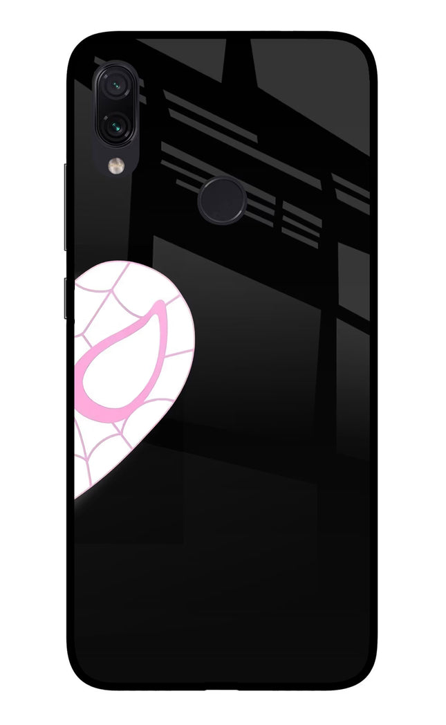 Gwen Mask Redmi Note 7 Pro Glass Case Back Cover by Casekaro
