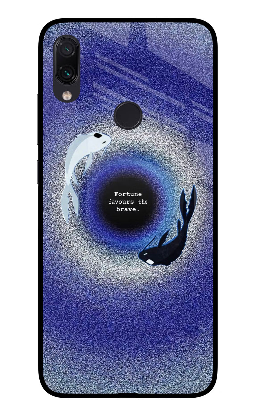 Dark Koi Redmi Note 7 Pro Back Cover, Glass case