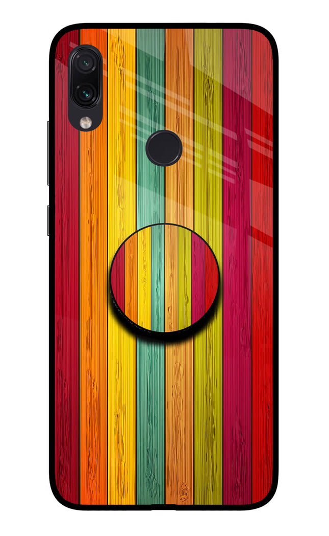 Multicolor Wooden Redmi Note 7 Pro Pop Case by Casekaro