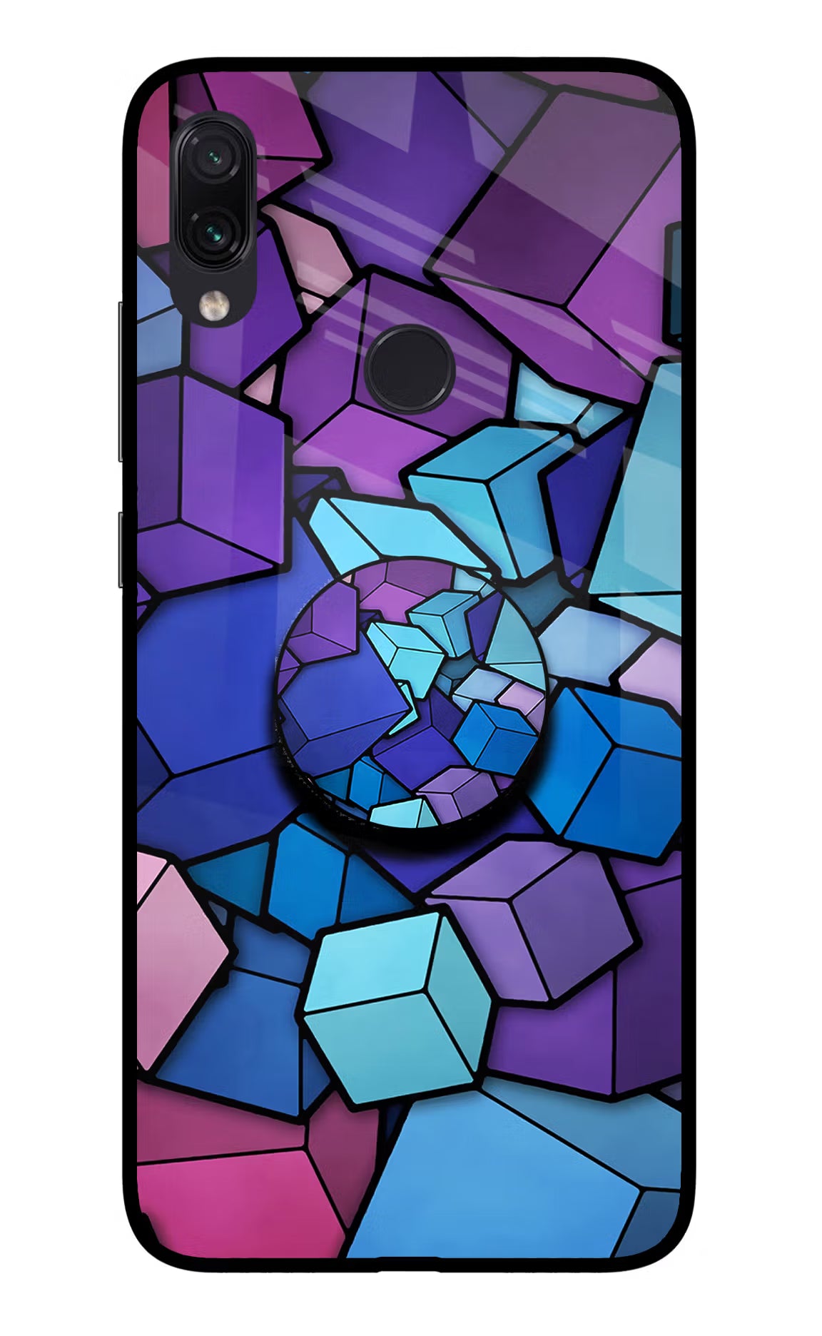 Cubic Abstract Redmi Note 7 Pro Pop Case by Casekaro