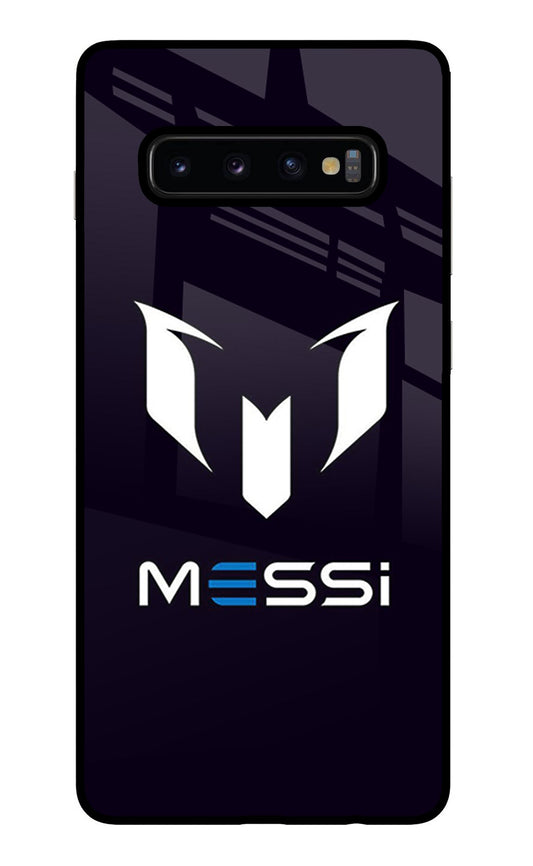 Messi Logo Samsung S10 Plus Glass Case