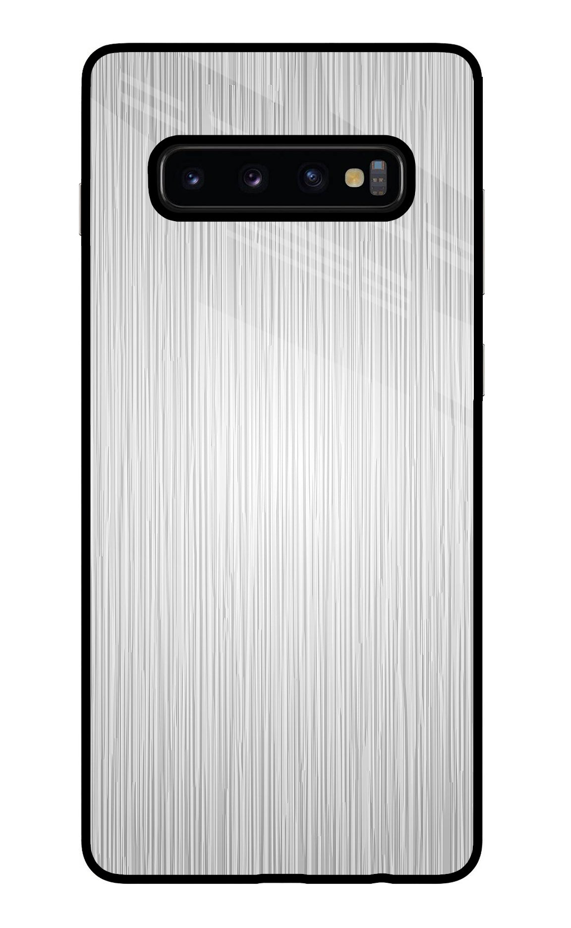 Wooden Grey Texture Samsung S10 Plus Glass Case