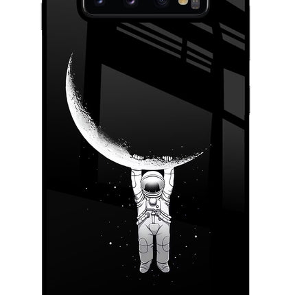 Moon Space Samsung S10 Plus Glass Case