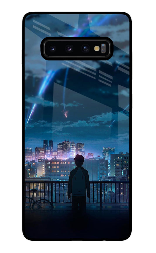Anime Samsung S10 Plus Glass Case