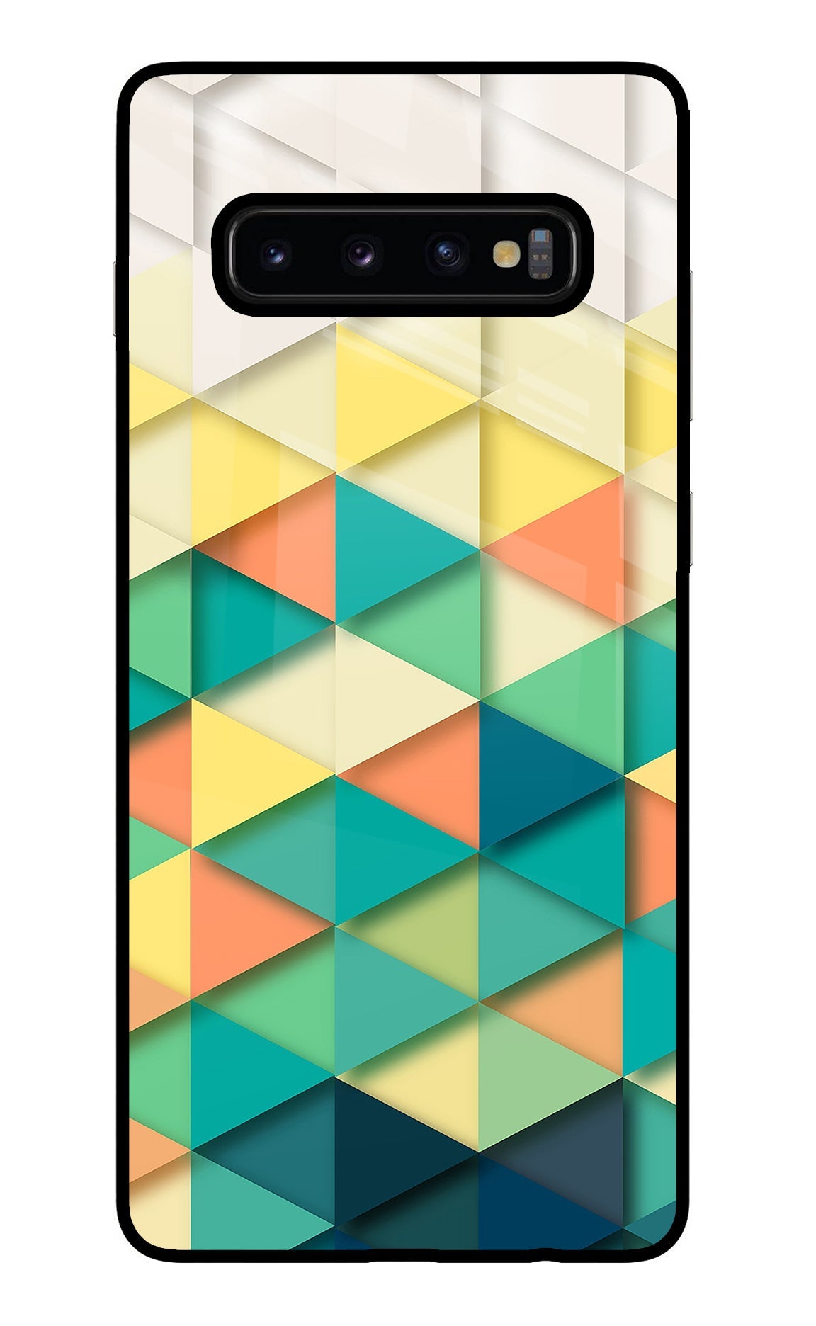 Abstract Samsung S10 Plus Glass Case