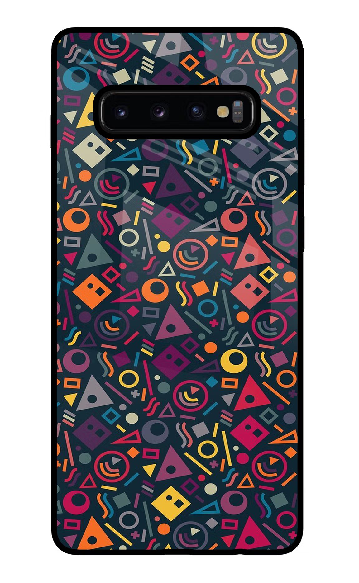 Geometric Abstract Samsung S10 Plus Glass Case