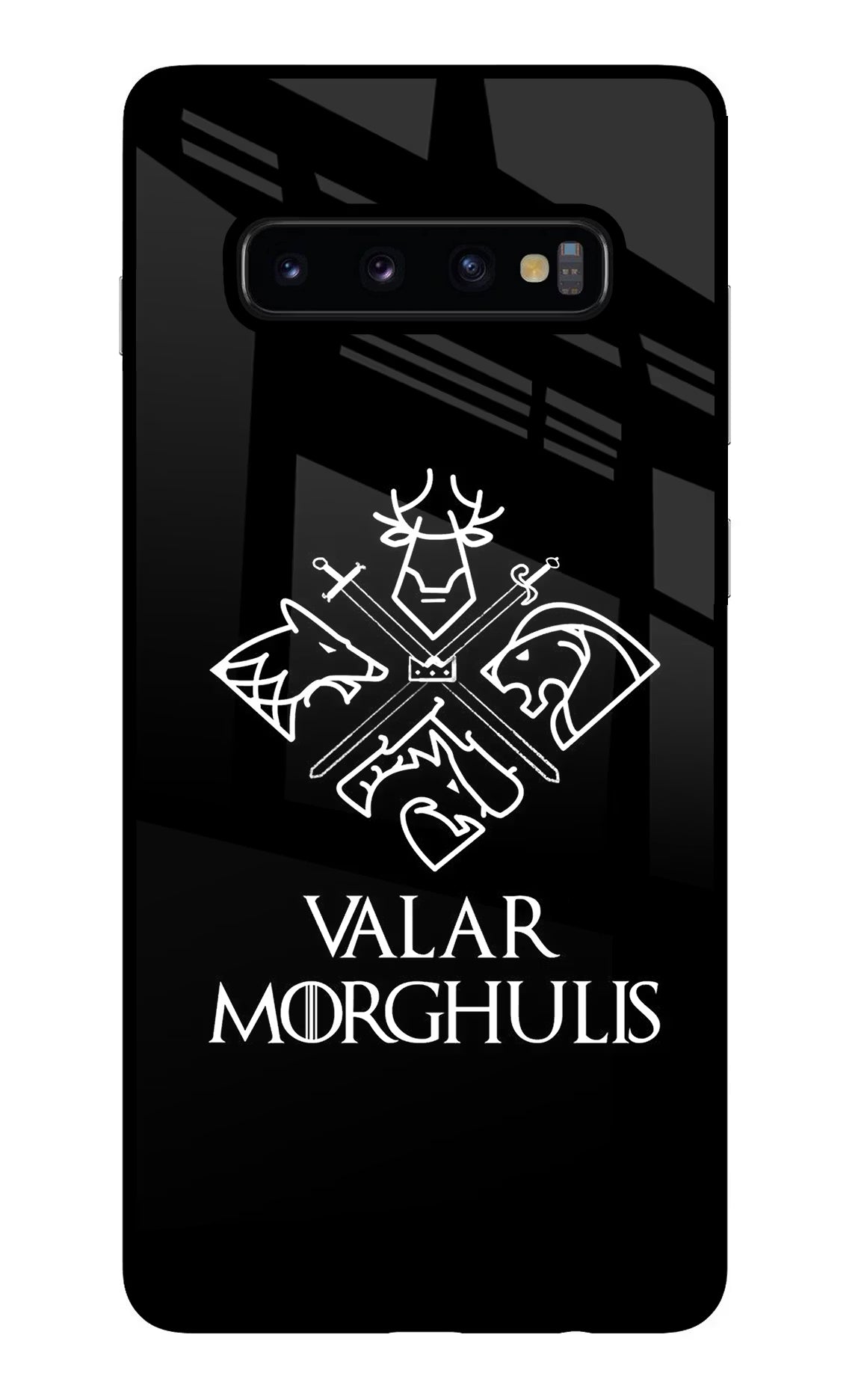 Valar Morghulis | Game Of Thrones Samsung S10 Plus Glass Case Back Cover by Casekaro