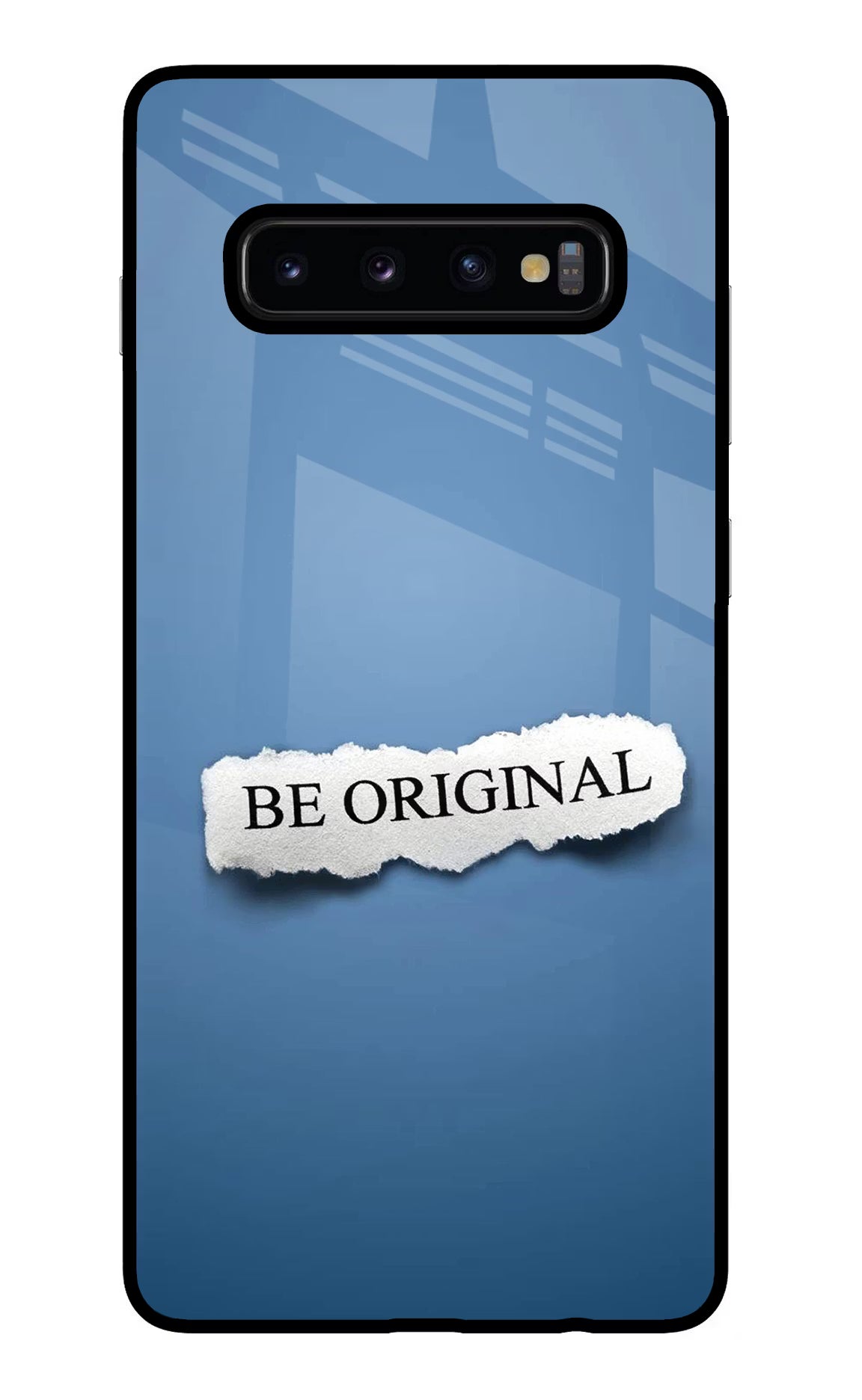 Be Original Samsung S10 Plus Glass Case Back Cover by Casekaro