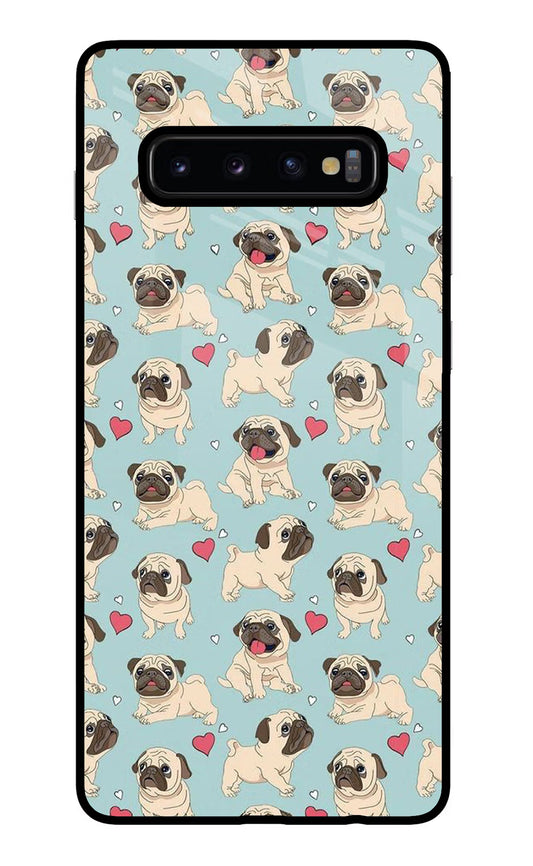 Pug Dog Samsung S10 Plus Glass Case