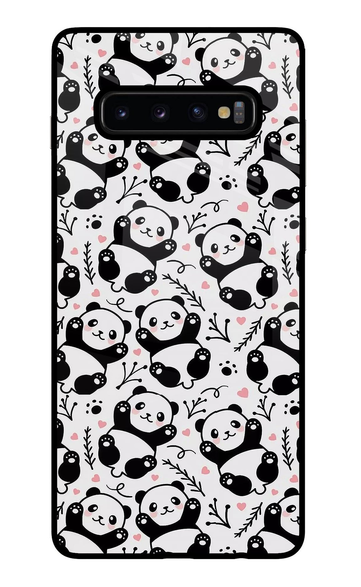 Cute Panda Samsung S10 Plus Back Cover