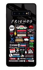 FRIENDS Samsung S10 Plus Glass Case Back Cover by Casekaro