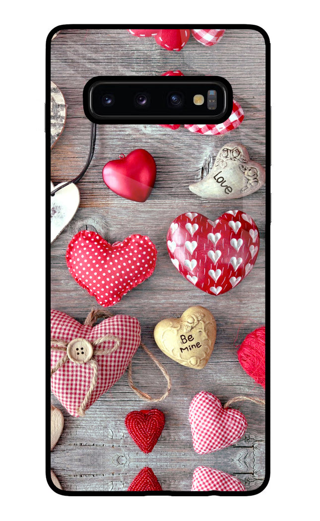 Love Wallpaper Samsung S10 Plus Glass Case Back Cover by Casekaro