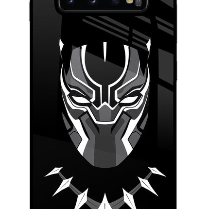 Black Panther Samsung S10 Plus Glass Case
