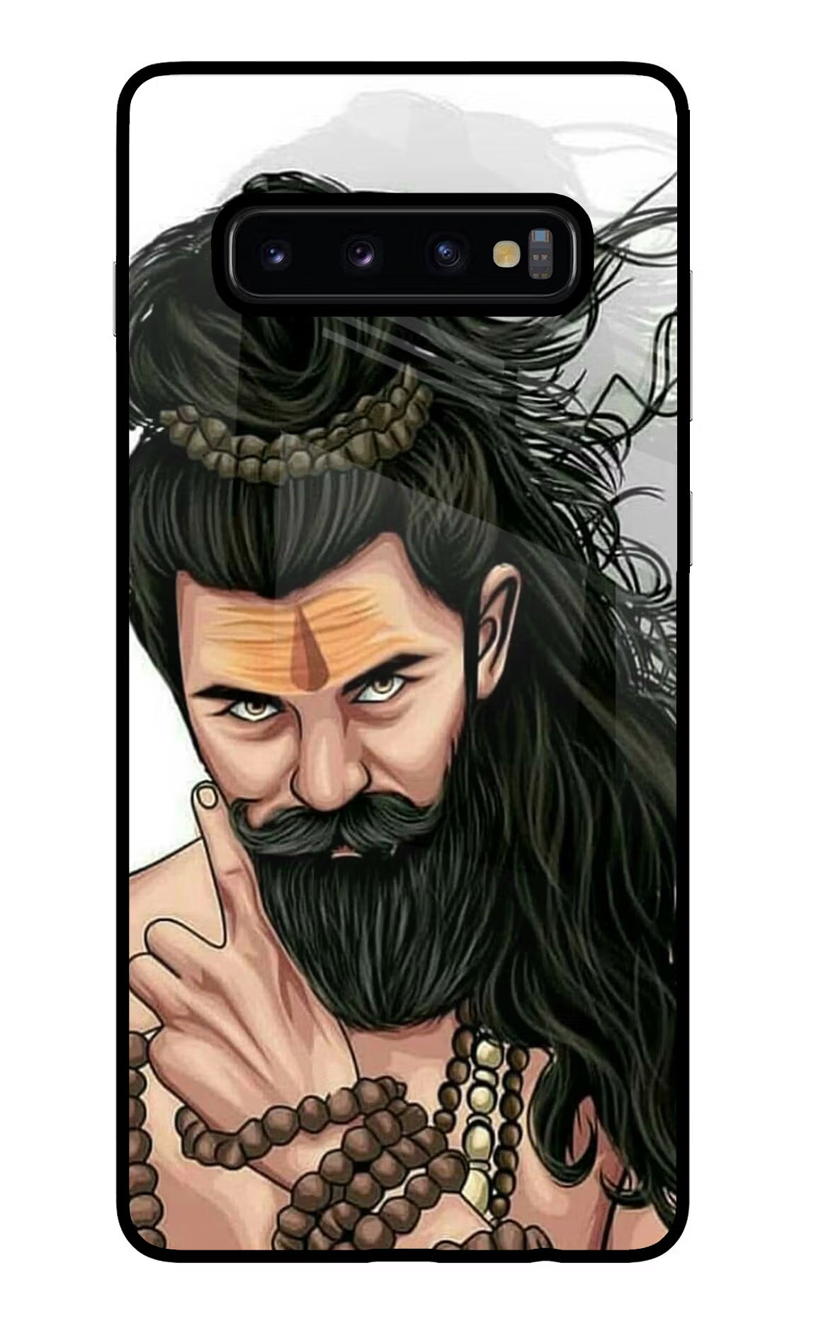 Mahadev Samsung S10 Plus Glass Case Back Cover by Casekaro