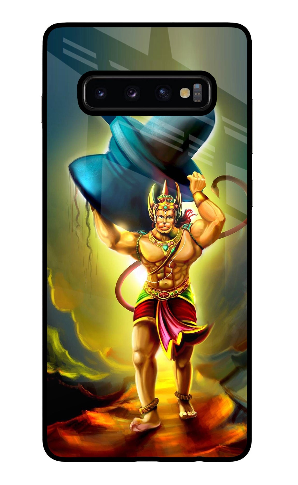 Lord Hanuman Samsung S10 Plus Back Cover