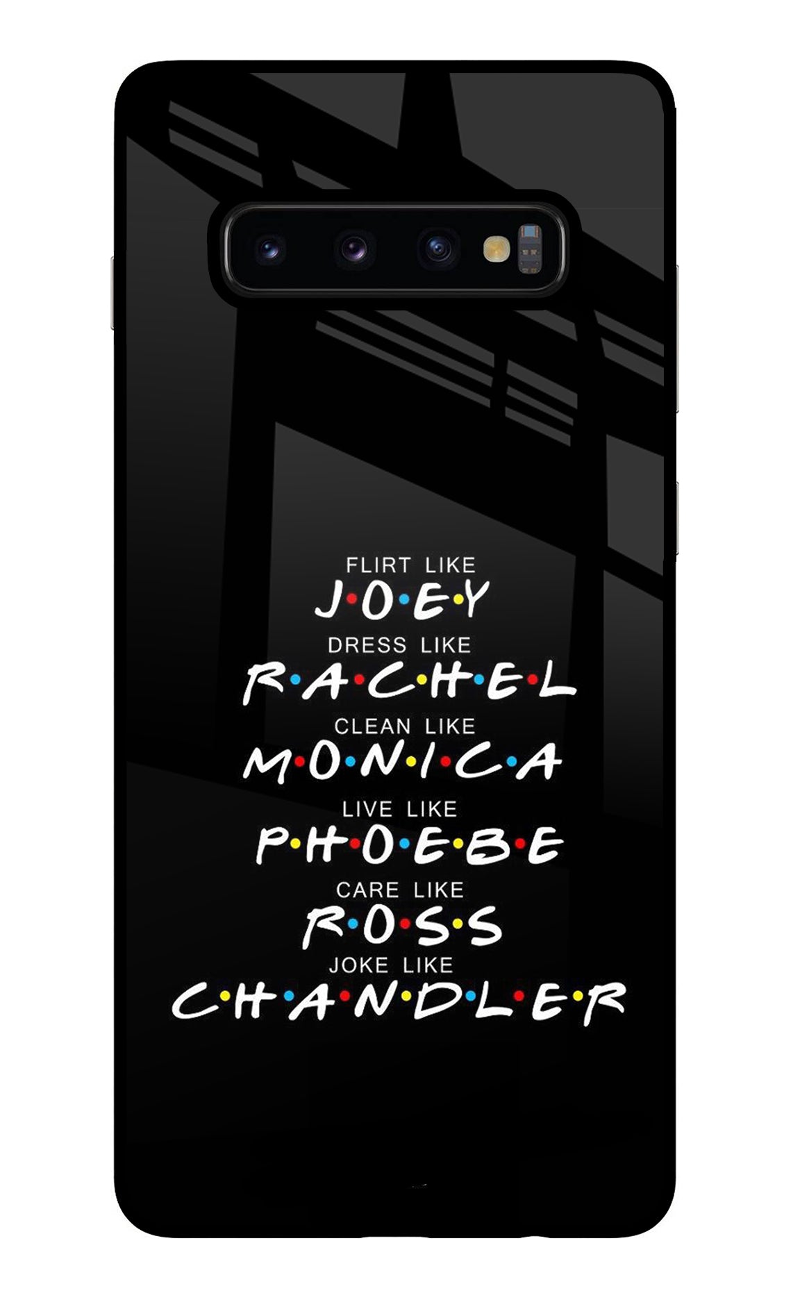 FRIENDS Character Samsung S10 Plus Back Cover