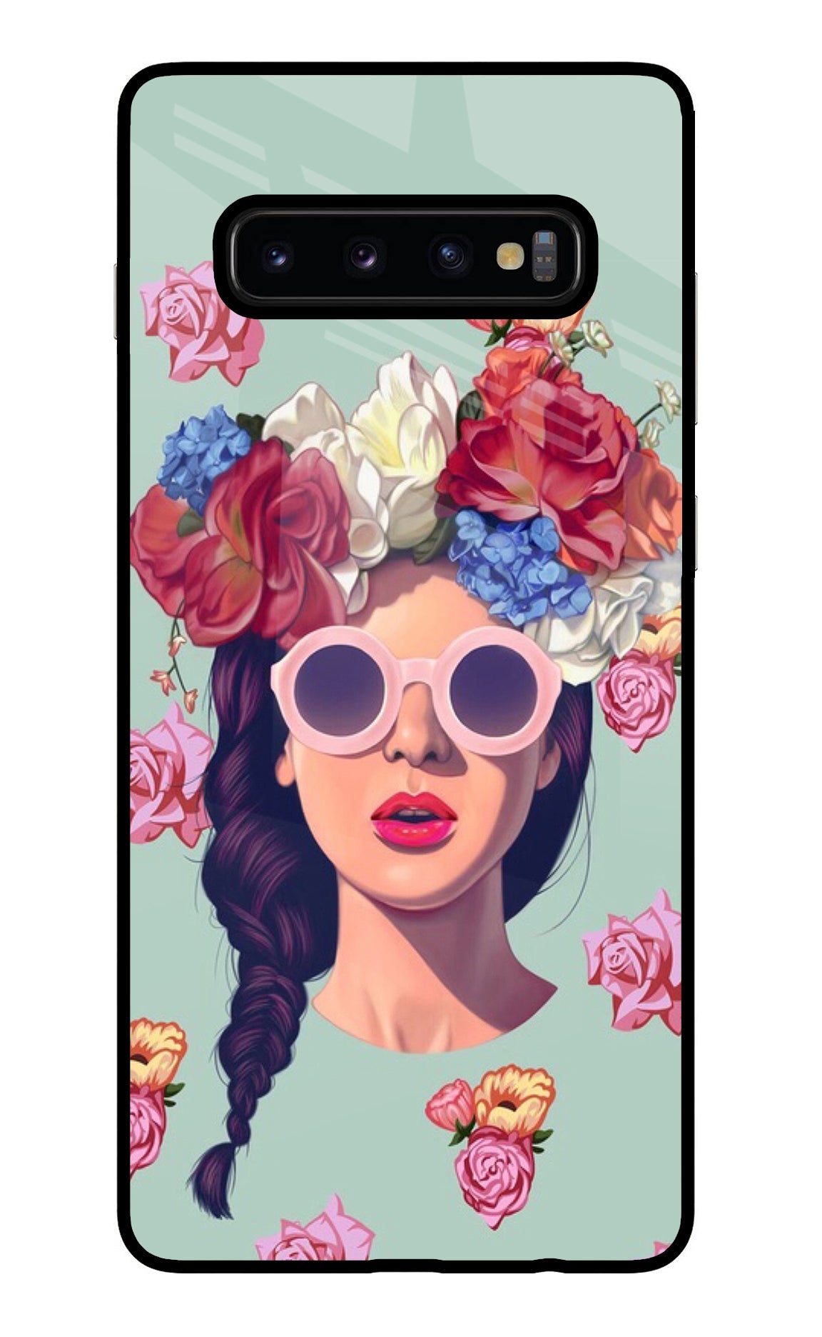 Pretty Girl Samsung S10 Plus Glass Case