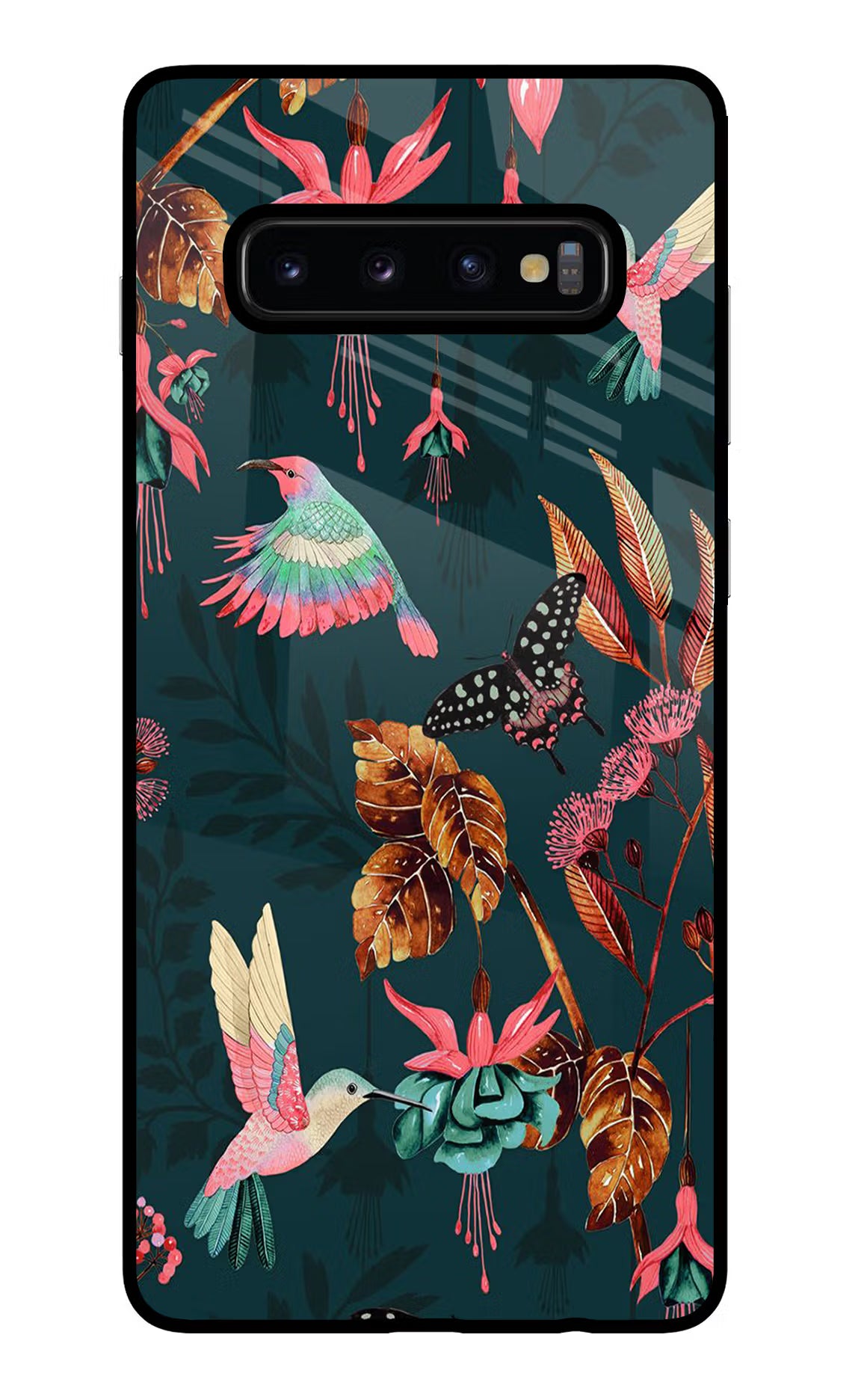 Birds Samsung S10 Plus Glass Case Back Cover by Casekaro