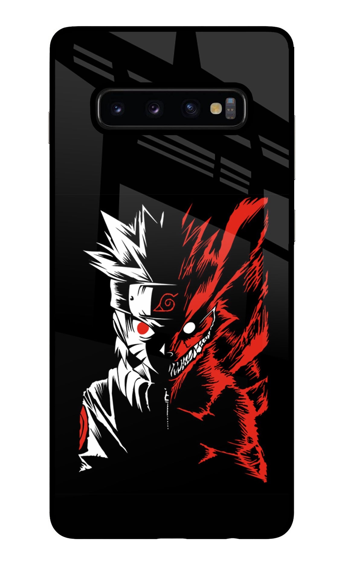 Naruto Two Face Samsung S10 Plus Glass Case