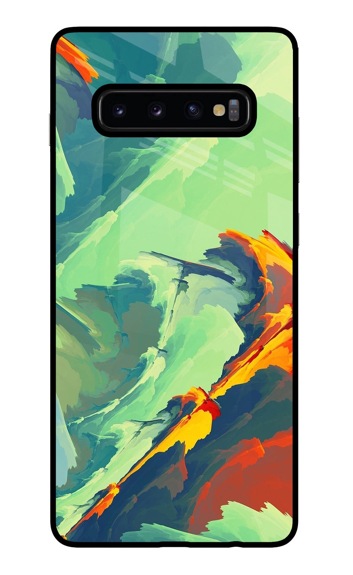 Paint Art Samsung S10 Plus Glass Case