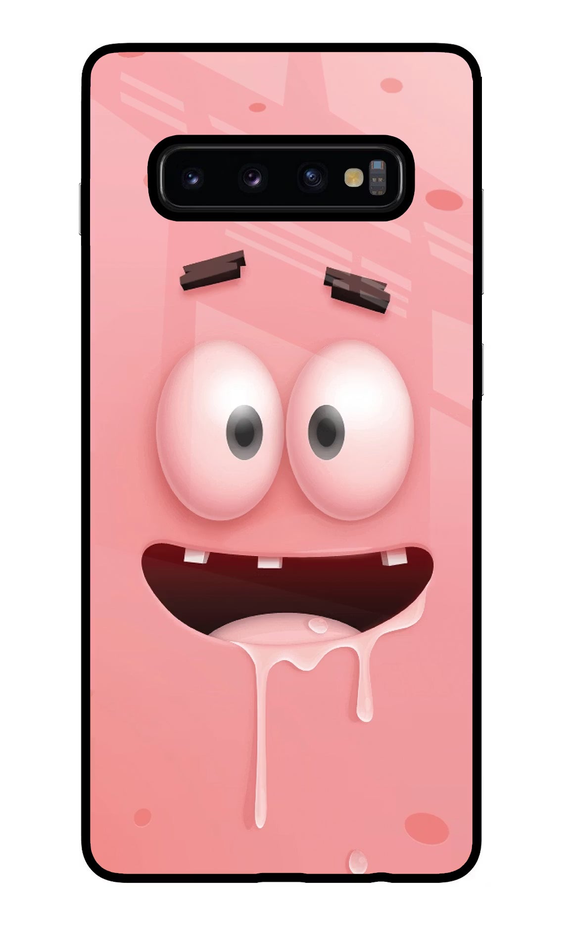 Sponge 2 Samsung S10 Plus Glass Case Back Cover by Casekaro