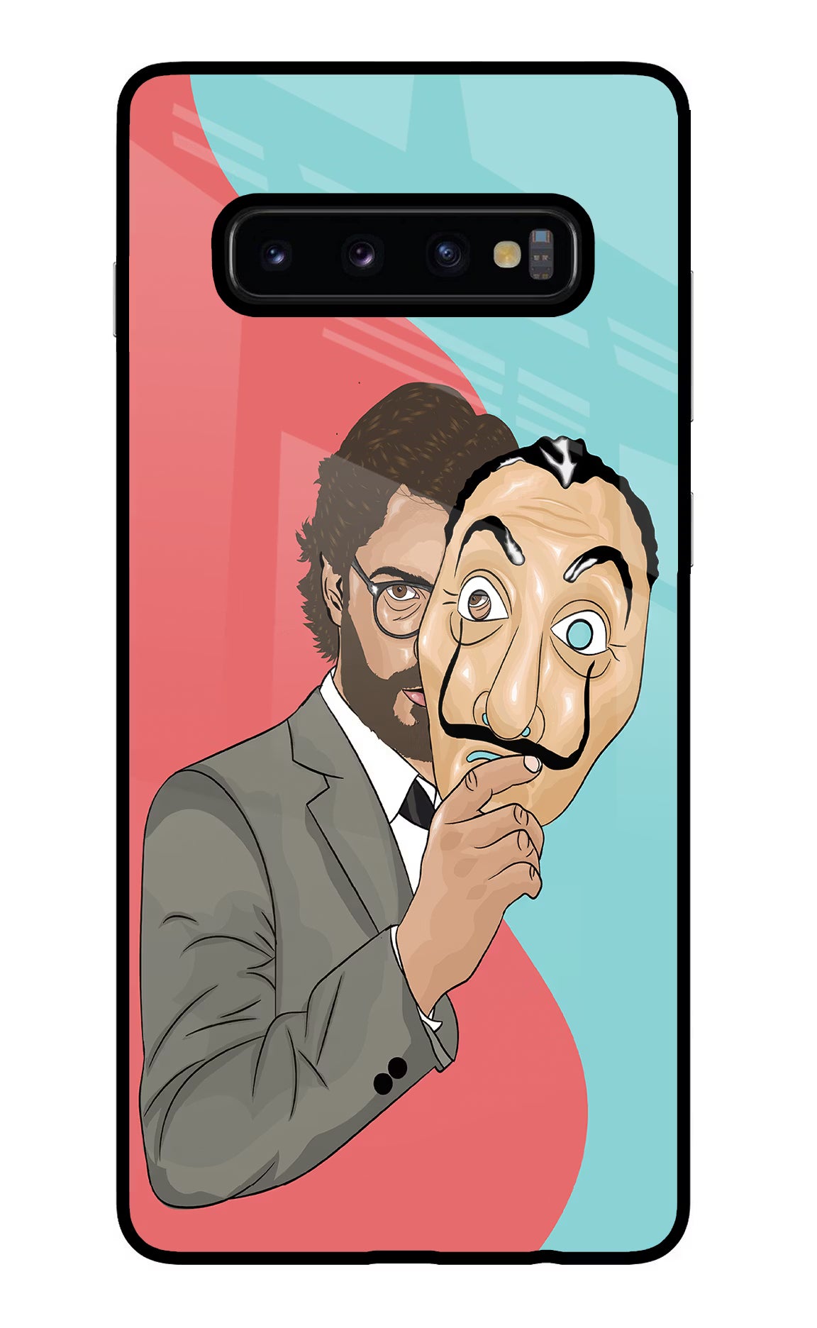 Professor Samsung S10 Plus Glass Case Back Cover by Casekaro