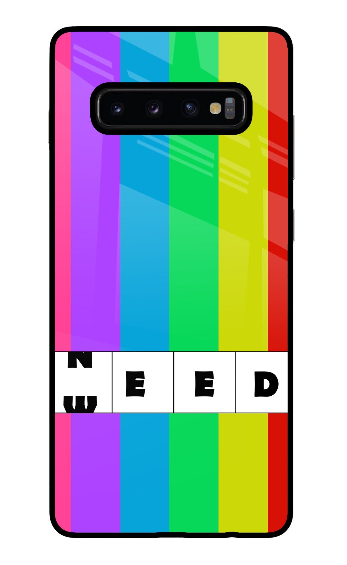 Need Weed Samsung S10 Plus Back Cover