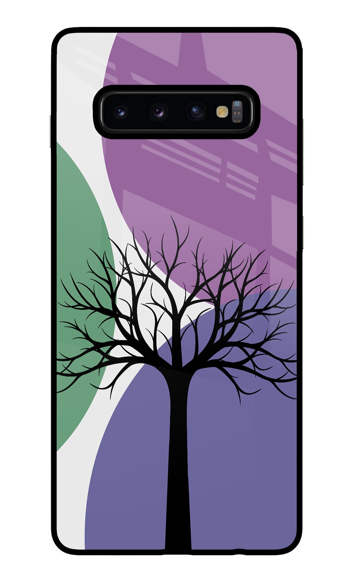 Tree Art Samsung S10 Plus Glass Case