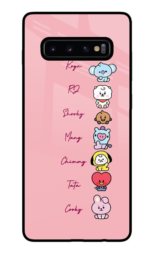 BTS names Samsung S10 Plus Glass Case