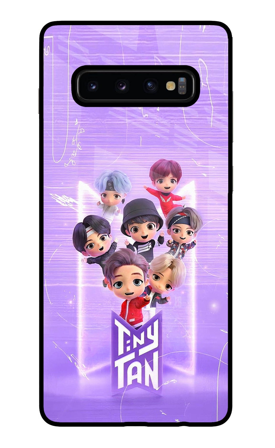 BTS Tiny Tan Samsung S10 Plus Back Cover