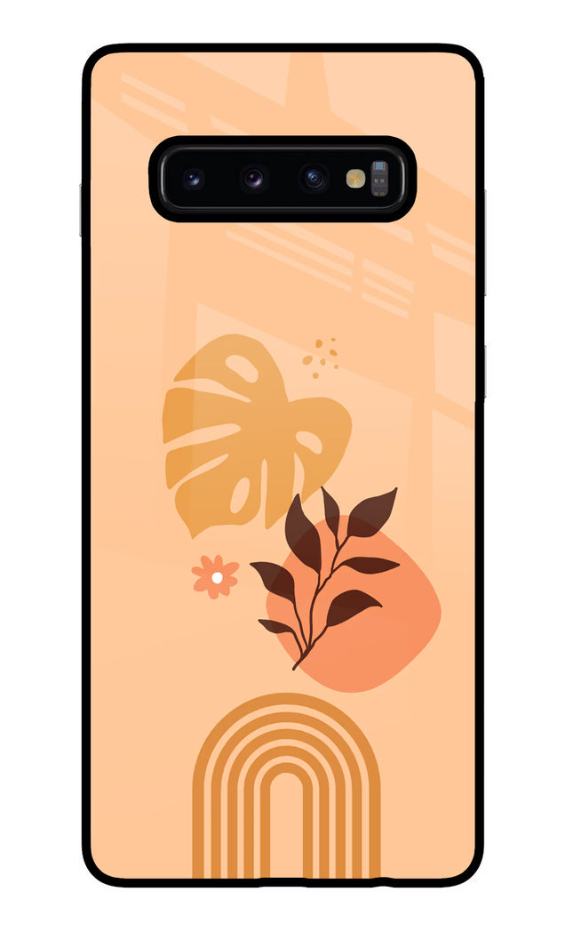 Bohemian Art Samsung S10 Plus Glass Case Back Cover by Casekaro