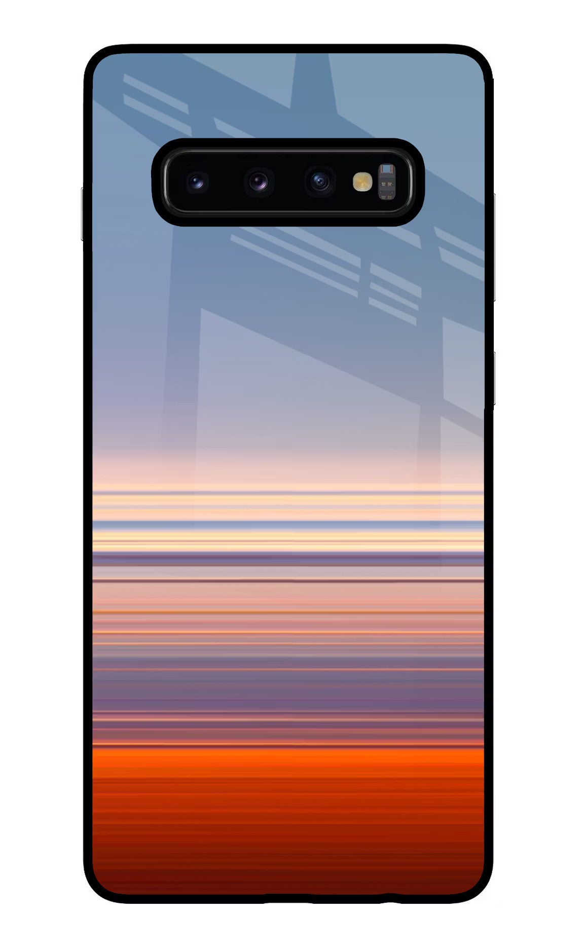 Morning Colors Samsung S10 Plus Glass Case Back Cover by Casekaro