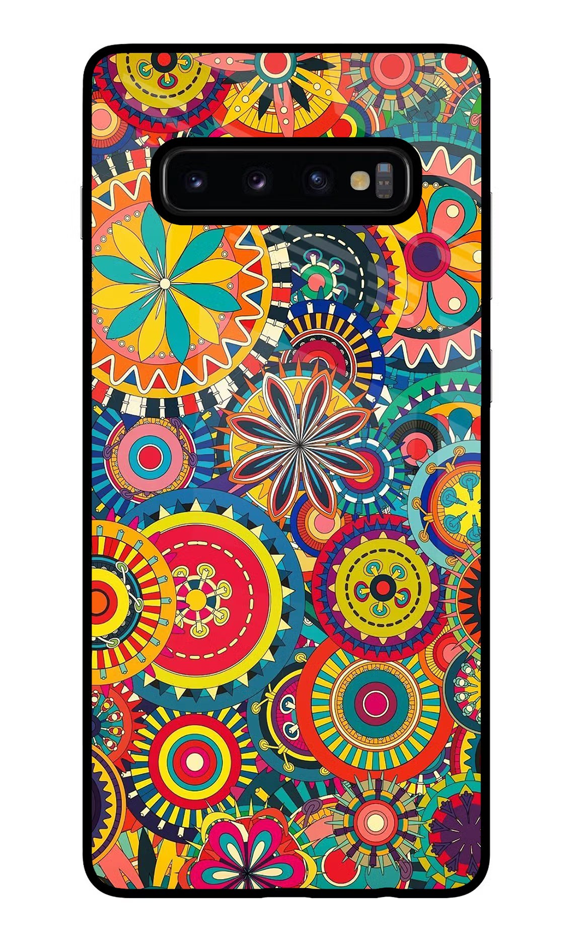 Gol Gol Art Samsung S10 Plus Glass Case Back Cover by Casekaro
