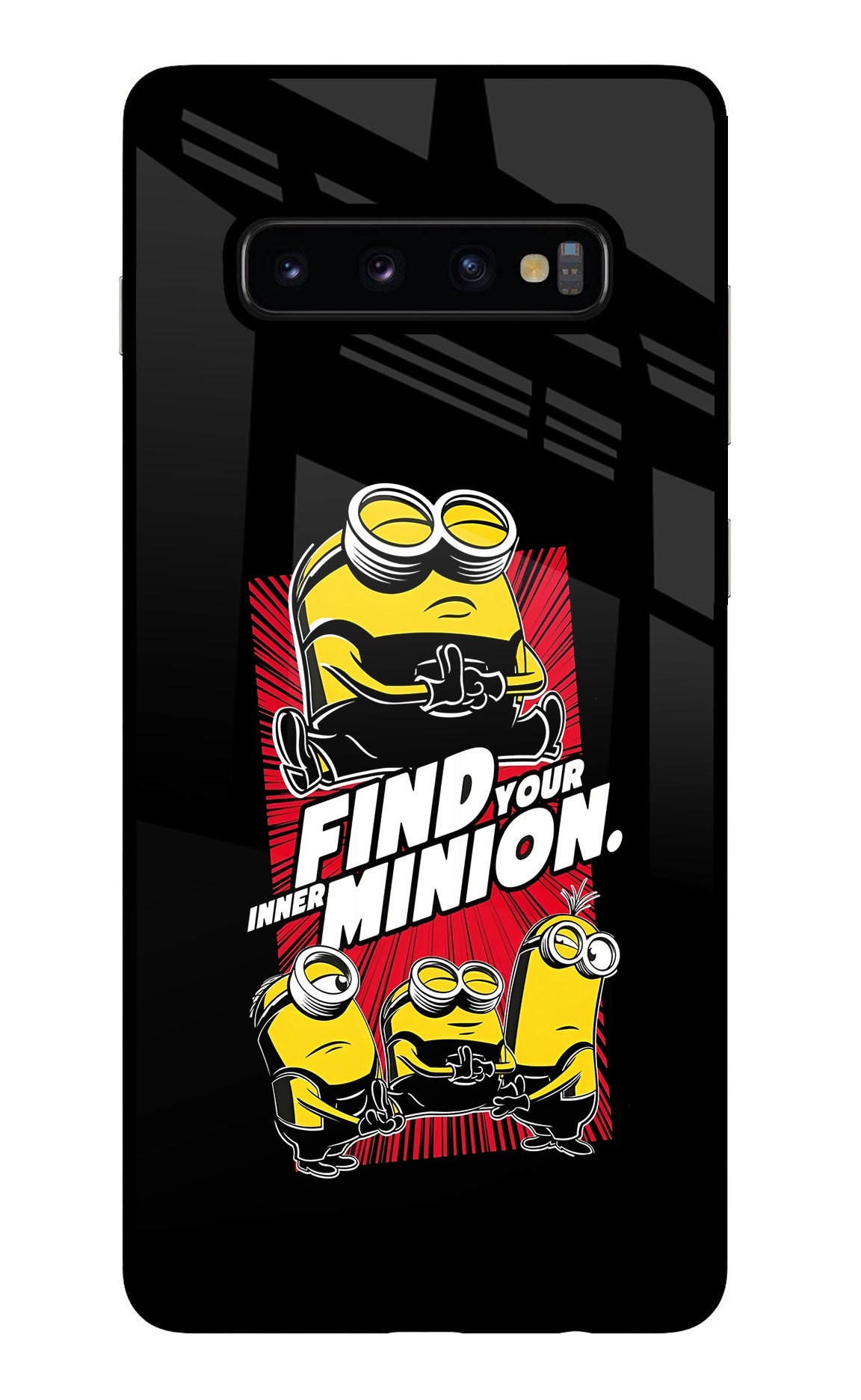 Find your inner Minion Samsung S10 Plus Glass Case