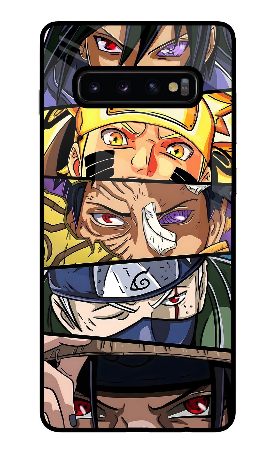 Naruto Character Samsung S10 Plus Back Cover