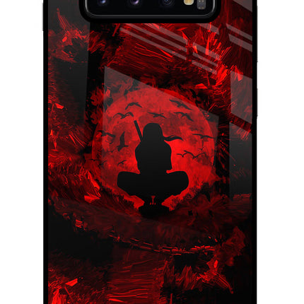 Itachi Uchiha Samsung S10 Plus Glass Case