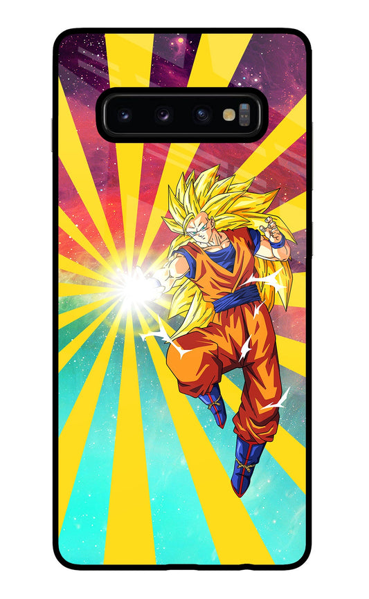 Goku Super Saiyan Samsung S10 Plus Glass Case