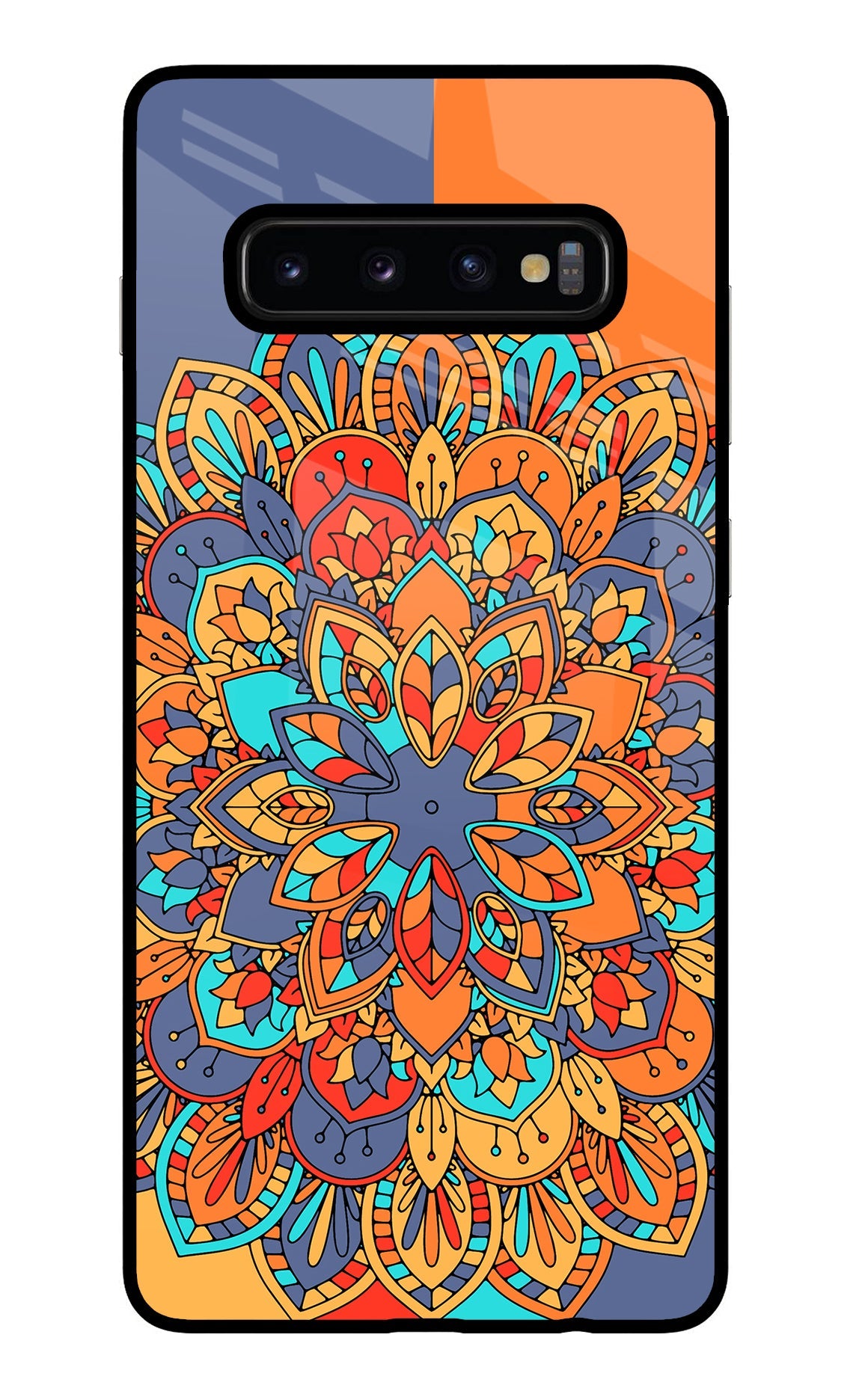 Color Mandala Samsung S10 Plus Back Cover