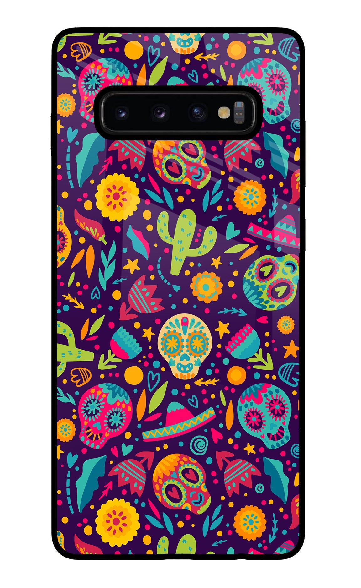 Mexican Design Samsung S10 Plus Glass Case