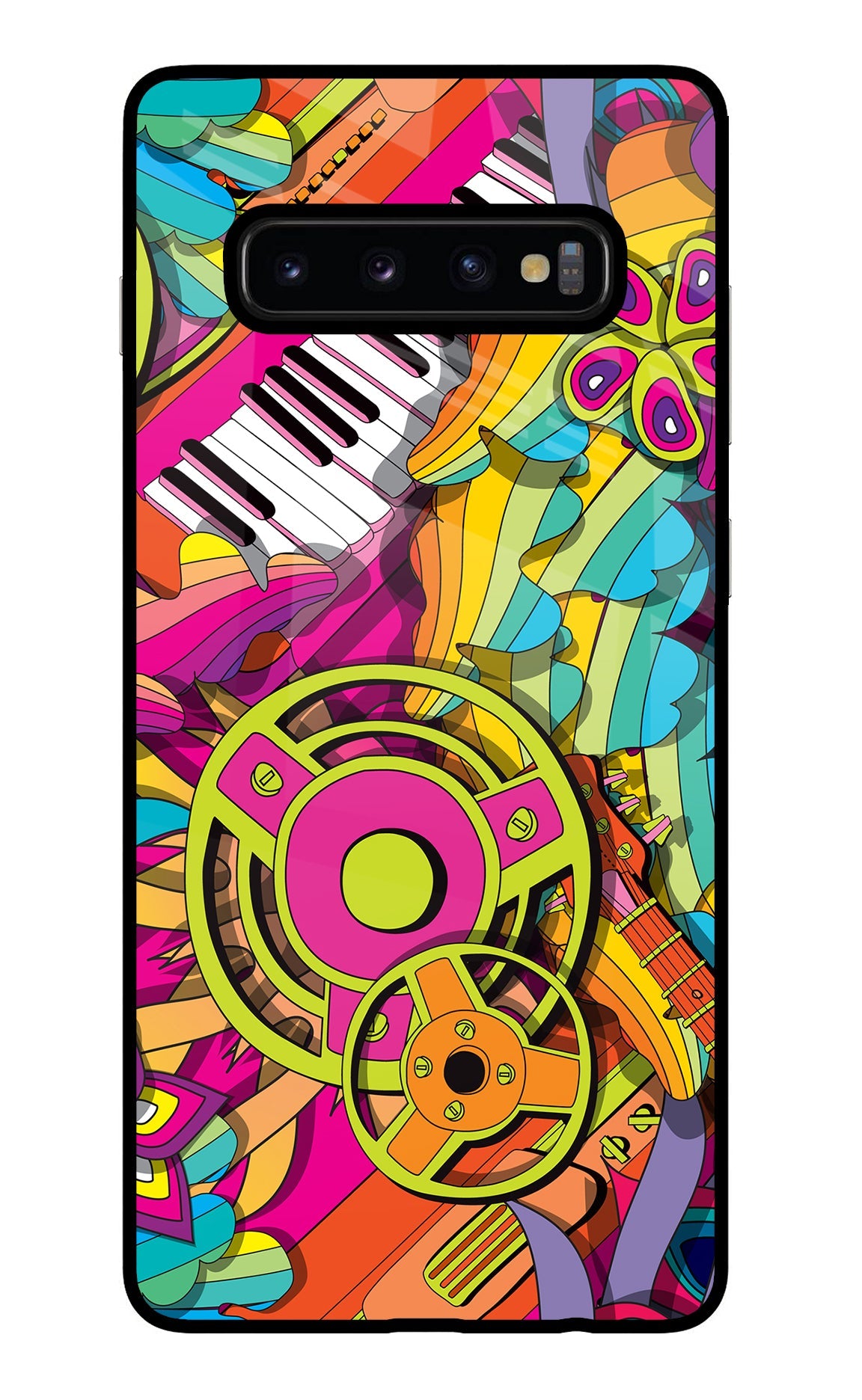 Music Doodle Samsung S10 Plus Back Cover